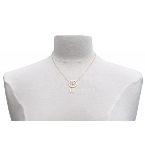 Collier Plaqué Attrape Rêve - LES POULETTES BIJOUX - Modalova
