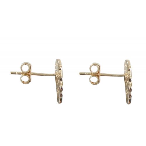 Boucles d'Oreilles Plaqué Aile d'Ange et Strass - LES POULETTES BIJOUX - Modalova