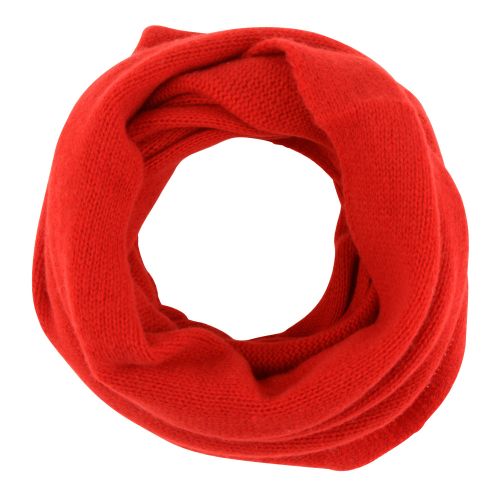 BIJOUX - Echarpe Tube 100% Cachemire 4 Fils Volume Classics - Rouge Pr - LES POULETTES - Modalova