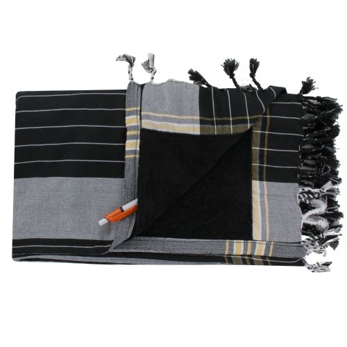BIJOUX - Kikoy Serviette Plage Coton Eponge Couleur Rayé - LES POULETTES - Modalova