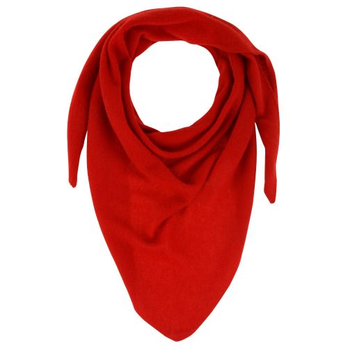 BIJOUX - Echarpe 100% Cachemire 2 Fils Triangle Classics - Rouge Profo - LES POULETTES - Modalova