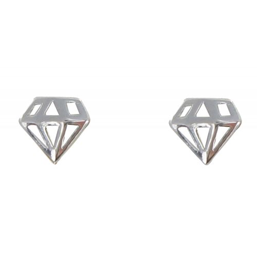 Boucles d'Oreilles Forme Diamant - LES POULETTES BIJOUX - Modalova