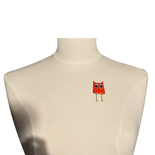 Broche Pin's Hibou émaillé à Pois - LES POULETTES BIJOUX - Modalova