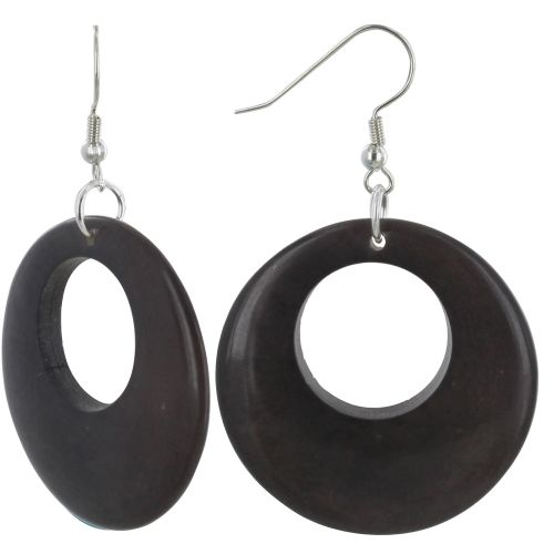 Boucles d'Oreilles Pastille Ajourée de Tagua - LES POULETTES BIJOUX - Modalova