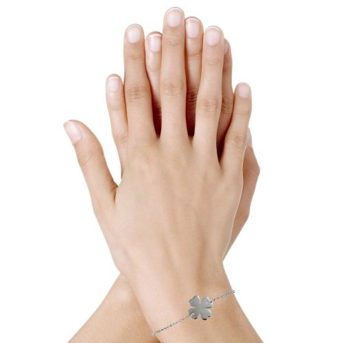 Bracelet Trèfle 925 - LES POULETTES BIJOUX - Modalova
