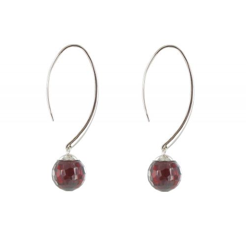 Boucles d'Oreilles Grande Billes de Zirconium Facetté - LES POULETTES BIJOUX - Modalova
