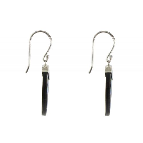 V Boucles d'Oreilles Argent Cercle de Nacre Abalone - LES POULETTES BIJOUX - Modalova