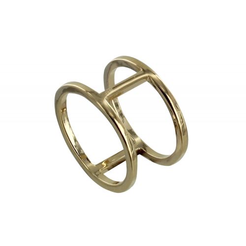 Bague Plaqué Or Roues - taille 56 - LES POULETTES BIJOUX - Modalova