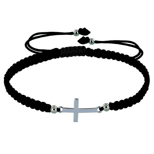 Bracelet 925 Croix Lien Tréssé - Classics - LES POULETTES BIJOUX - Modalova