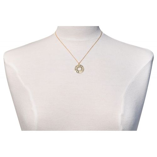 Pendentif Argent Doré Soleil Ajouré - LES POULETTES BIJOUX - Modalova