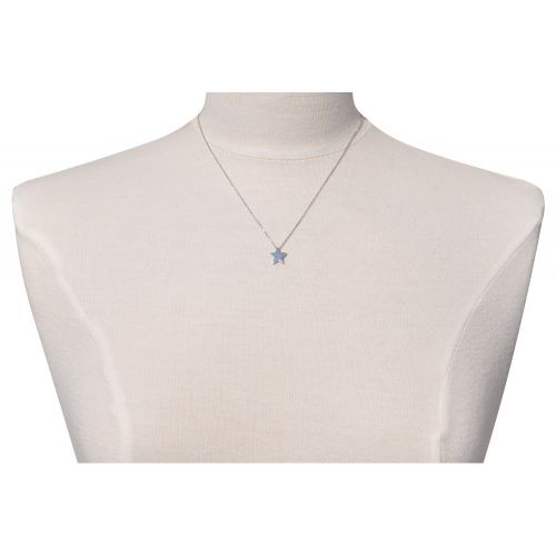 Collier Rhodié Etoile - LES POULETTES BIJOUX - Modalova