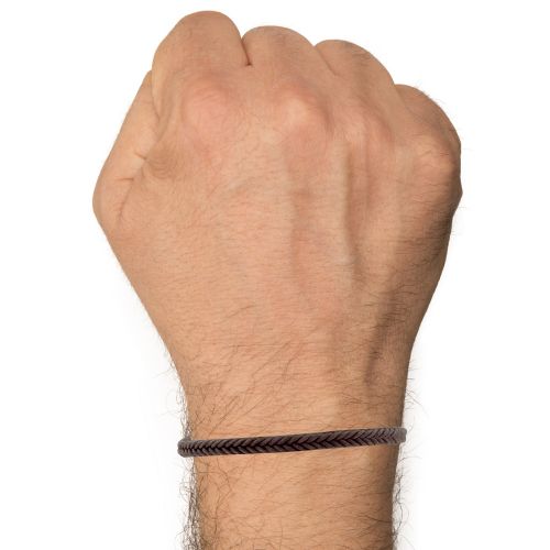 Bracelet Tresse en Coton Carré Simple - LES POULETTES BIJOUX - Modalova