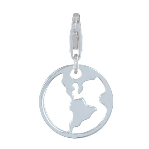 Charms Médaille Mappemonde - LES POULETTES BIJOUX - Modalova