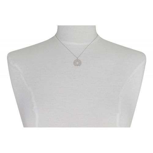 Collier Rhodié Rose des Vents - LES POULETTES BIJOUX - Modalova