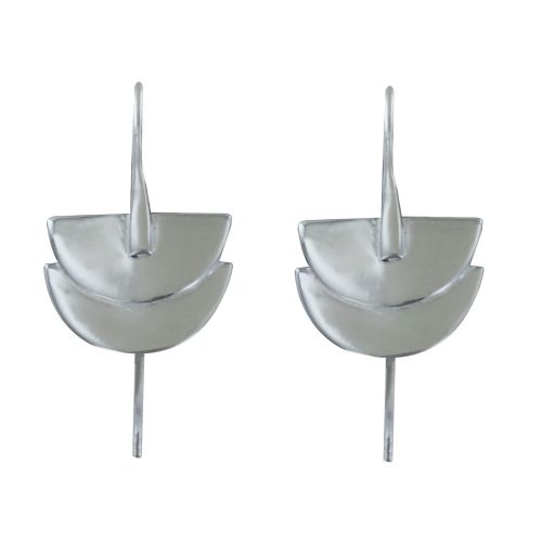 Boucles d'Oreilles Deux Demi Lune - LES POULETTES BIJOUX - Modalova