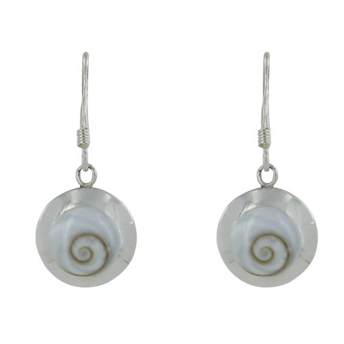 Boucles d'Oreilles Disque et Oeil de Ste Lucie - LES POULETTES BIJOUX - Modalova