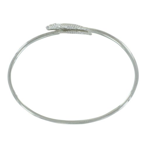 Bracelet Jonc Crocodile - LES POULETTES BIJOUX - Modalova