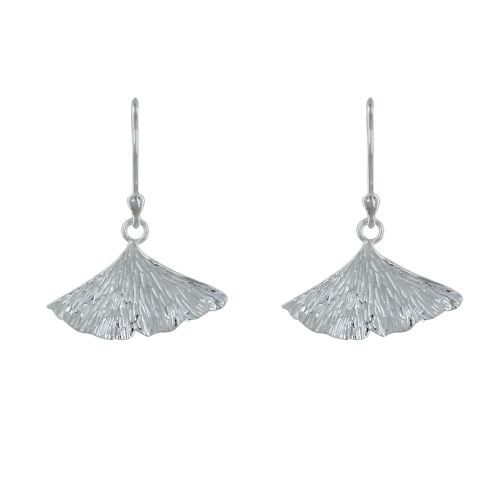 Boucles d'Oreilles Feuille de Ginkgo - LES POULETTES BIJOUX - Modalova