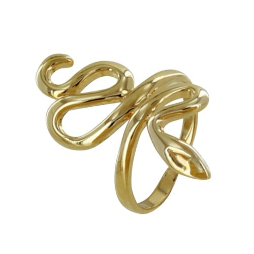 Bague Plaqué Serpent - taille 64 - LES POULETTES BIJOUX - Modalova