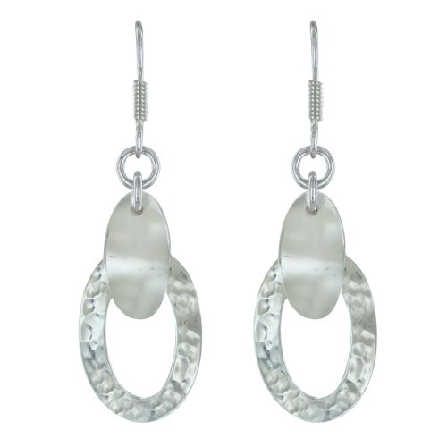 Boucles d'Oreilles Une Dragée et Un Ovale Ajouré Marte - LES POULETTES BIJOUX - Modalova