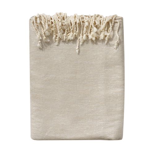 BIJOUX - Grand Fouta Drap Plage et Hammam Coton Couleur et Lurex - LES POULETTES - Modalova