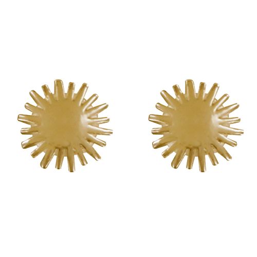 Boucles d'Oreilles Argent Doré Rayon de Soleil - LES POULETTES BIJOUX - Modalova
