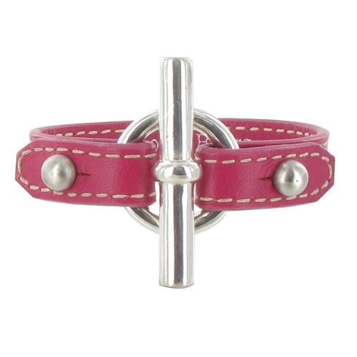 Bracelet Cuir et Fermoir T Argent 925 - Colors - LES POULETTES BIJOUX - Modalova