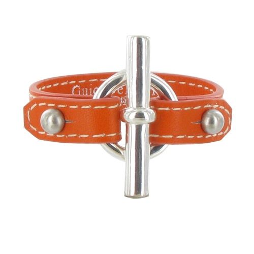 Bracelet Cuir et Fermoir T Argent 925 - Colors - LES POULETTES BIJOUX - Modalova