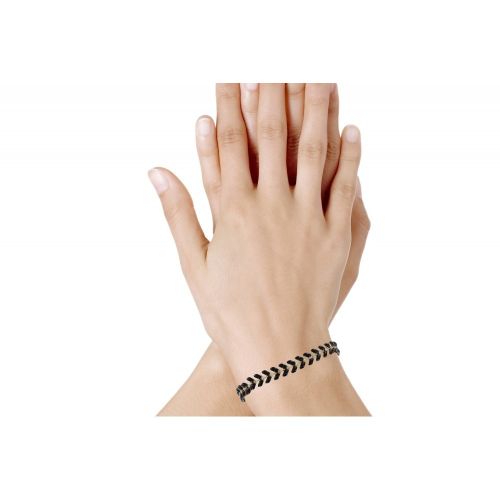 Bracelet Laurier Plaqué Or et Email - Classics - LES POULETTES BIJOUX - Modalova