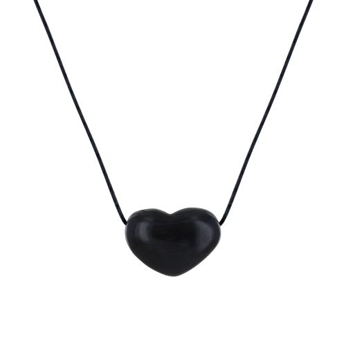 Collier Gros Coeur en Tagua - Classics - LES POULETTES BIJOUX - Modalova