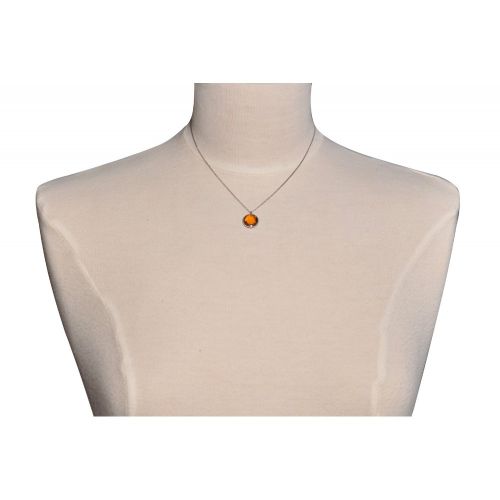 Collier Argent Rond Cristal - Classics - LES POULETTES BIJOUX - Modalova