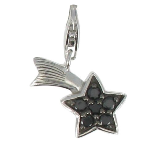 Charms Argent 925 Etoile Filante et Strass - Classics - LES POULETTES BIJOUX - Modalova