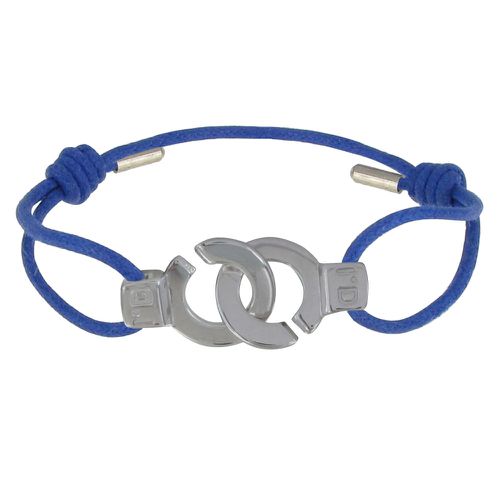 Bracelet Lien Menottes - Colors - Bleu - LES POULETTES BIJOUX - Modalova