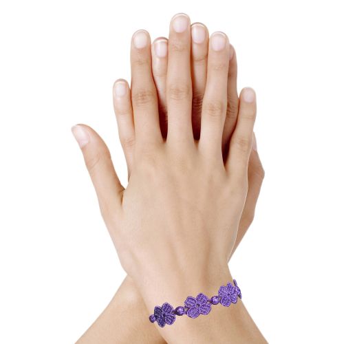 Cruciani Bracelet Dentelle 7 Trèfles - LES POULETTES BIJOUX - Modalova