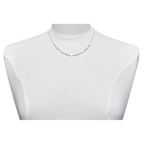 Collier Argent Cinq Petites Etoiles de Nacre Quatre Perles de - LES POULETTES BIJOUX - Modalova