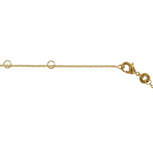 Collier Plaqué Or Carré et son Amazonite - LES POULETTES BIJOUX - Modalova