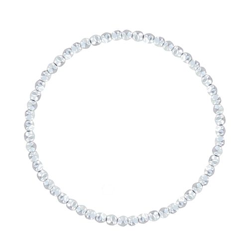 Bracelet 925 Elastique Perles Facettées - taille 18 cm - LES POULETTES BIJOUX - Modalova