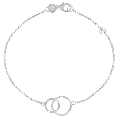 Bracelet 925 Deux Cercles - Petit Modèle - LES POULETTES BIJOUX - Modalova