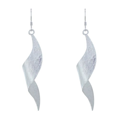 Boucles d'Oreilles Brossé Vague - LES POULETTES BIJOUX - Modalova