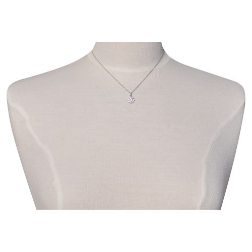 Pendentif Fleur et Oxydes Blancs - LES POULETTES BIJOUX - Modalova