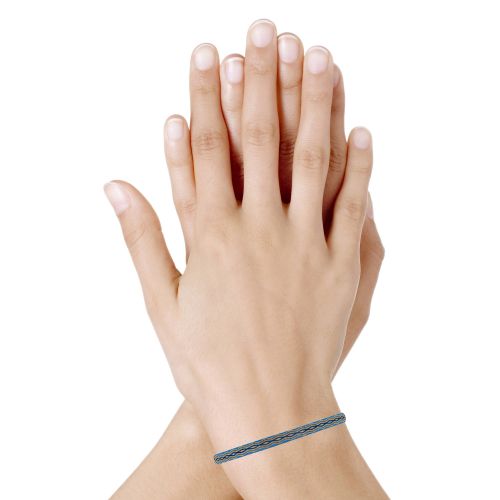 Bracelet Lien Tissé Losanges Marrons - LES POULETTES BIJOUX - Modalova