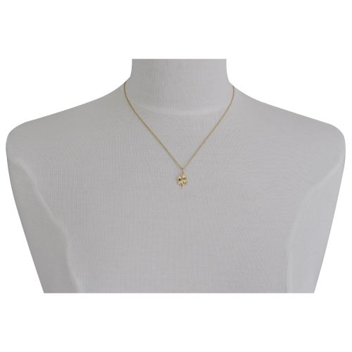 Pendentif Plaqué Mini Trèfle à Quatre Feuilles - LES POULETTES BIJOUX - Modalova