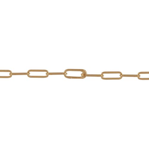 Collier Plaqué Mailles Cheval 45cm - LES POULETTES BIJOUX - Modalova
