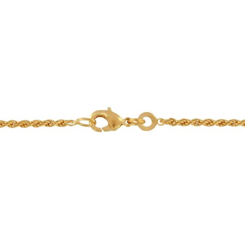 Collier Plaqué Mailles Corde 1,75mm - LES POULETTES BIJOUX - Modalova