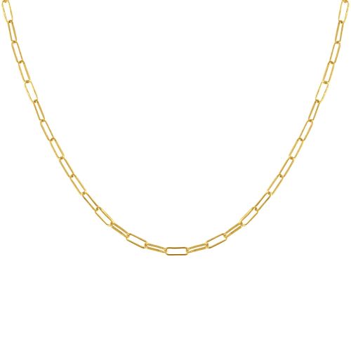 Collier Plaqué Mailles Cheval - Petit Modèle - LES POULETTES BIJOUX - Modalova