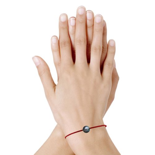 Bracelet Lien Perle de Tahiti - LES POULETTES BIJOUX - Modalova