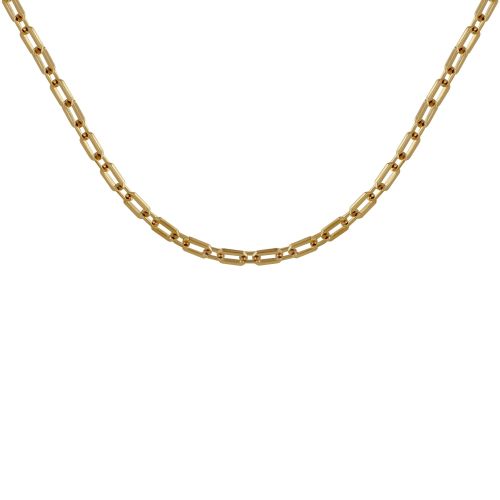 Collier Plaqué Mailles Rectangles - LES POULETTES BIJOUX - Modalova