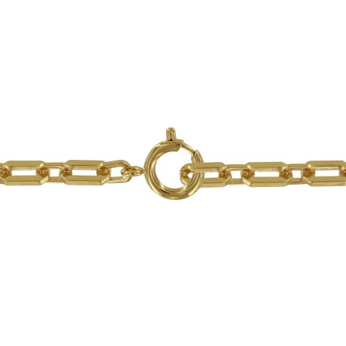 Collier Plaqué Mailles Rectangles - LES POULETTES BIJOUX - Modalova