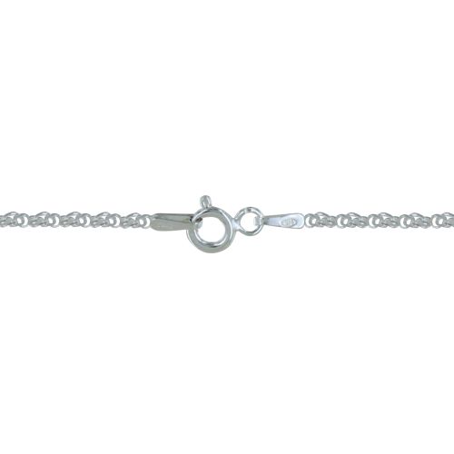 Chaine 925/1000 Maille Singapour 1mm - LES POULETTES BIJOUX - Modalova