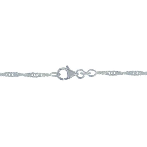 Chaine 925/1000 Maille Singapour 2mm - taille 40 cm - LES POULETTES BIJOUX - Modalova